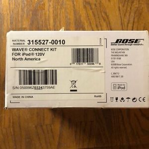 BOSE wave connect kit for iPod